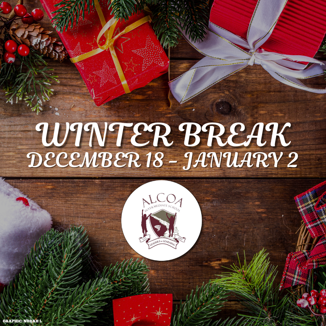 winter break - students return jan. 3rd